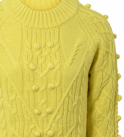 Hound Bluse - Strik - Lime m. Mønster