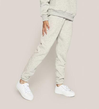 Grunt Sweatpants - Lilian - Gråmeleret