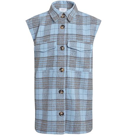 Grunt Vest - Nadya - Baby Blue m. Tern
