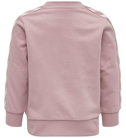 Hummel Sweatsæt - HMLBille - Rosa m. Hvid