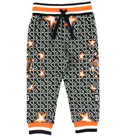 Dolce & Gabbana Sweatpants - Koksgrå m. Print