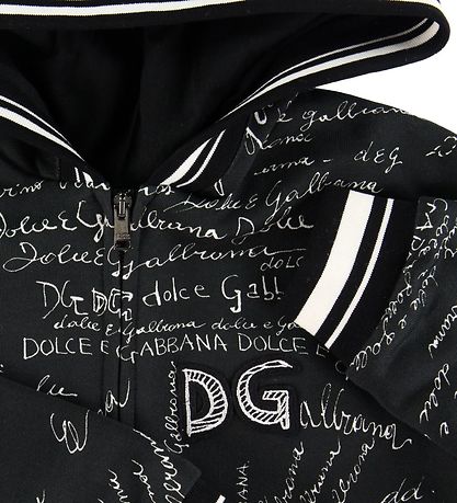 Dolce & Gabbana Cardigan - Back To School - Sort m. Skrift