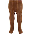 Condor Strømpebukser - Uld/Akryl - Rib - Terracotta