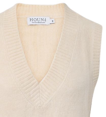 Hound Vest - Strik - Ecru