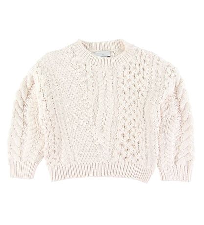 Stella McCartney Kids Striktrøje - Uld/Bomuld - Rosa