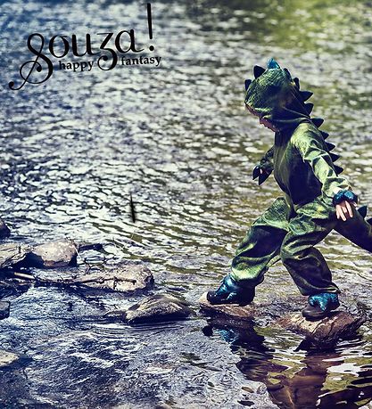 Souza Udklædning - Tyrannosaurus - Grøn