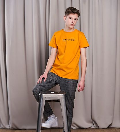 Hound Bukser - Wide Chino - Grå m. Tern