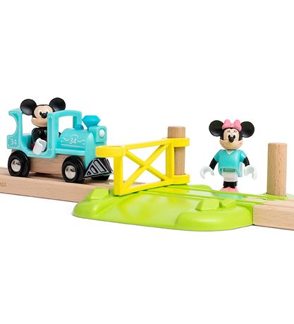 BRIO Togbanesæt - 18 dele - Mickey Mouse 32277