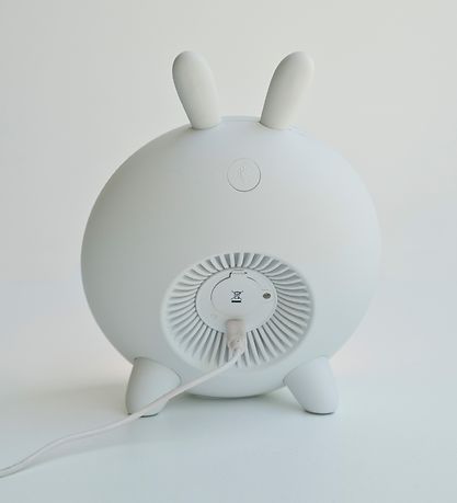 Rabbit & Friends Vækkeur m. Lys - Wake Up - Hvid