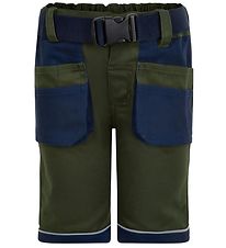 Minymo Arbejdsshorts - Grøn/Navy