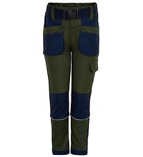 Minymo Arbejdsbukser - Grøn/Navy