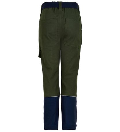 Minymo Arbejdsbukser - Grøn/Navy