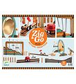 Djeco Kuglebane - Træ - Zig & Go - 52 dele - Music