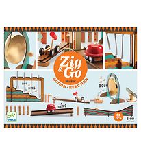 Djeco Kuglebane - Træ - Zig & Go - 52 dele - Music