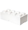 LEGO® Storage Opbevaringsboks - 8 Knopper - 50x25x18 - Hvid