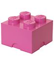 LEGO® Storage Opbevaringsboks - 4 Knopper - 25x25x18 - Pink