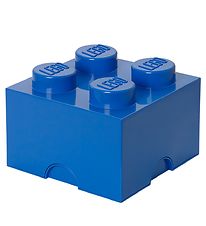 LEGO® Storage Opbevaringsboks - 4 Knopper - 25x25x18 - Blå