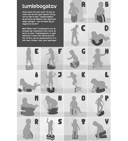 bObles Tumlebogstav - L - Multi Blå/Lilla