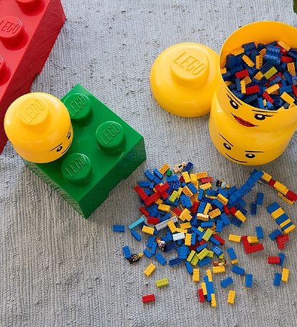 LEGO® Storage Opbevaringsboks - Stor - Hoved - 27 cm - Pige