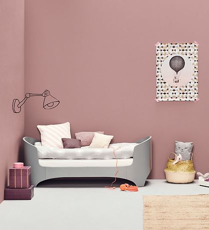 Leander Classic Seng - Baby/Junior - 120/150x70 cm - Grå