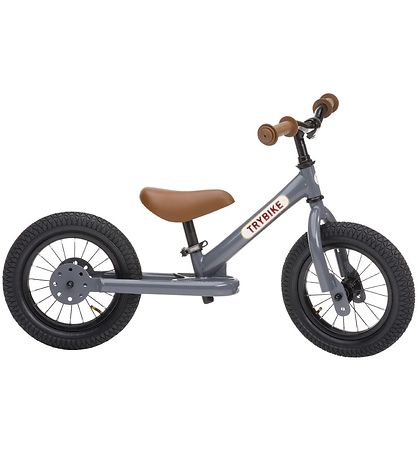 TryBike Løbecykel - Steel - Grå