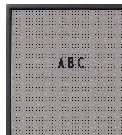 Design Letters Tavle - A2 - Mørk Grå