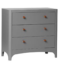 Leander Classic Kommode - 94x50x90 cm - Grå