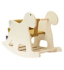 Kids Concept Gyngehest - Træ - Dinosaur