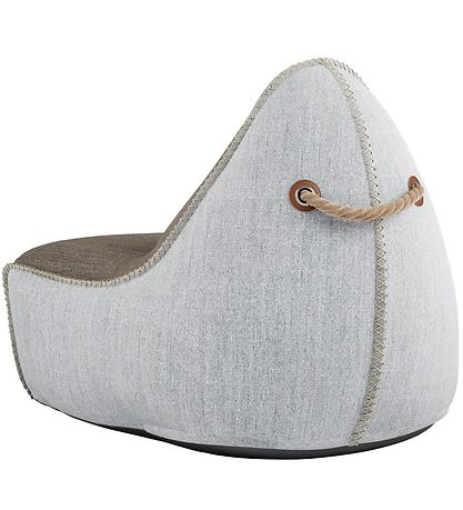 SACKit Sækkestol - Cobana Lounge Chair - 96x80x70 cm - Brun/Hvid