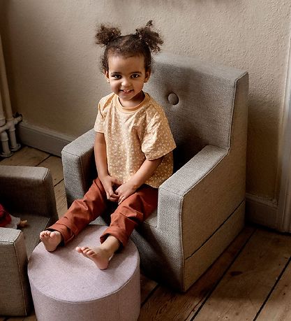 by KlipKlap Lænestol - Kids Chair - 43x43x50 cm - Sand/Sand