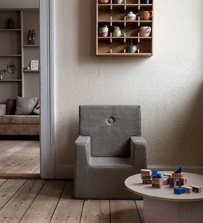 by KlipKlap Lænestol - Kids Chair XL - 49x42x63 cm - Sand/Sand
