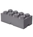 LEGO® Storage Opbevaringsboks - 8 Knopper - 50x25x18 - Mørkegrå