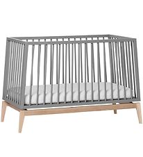 Leander Luna Babyseng - 120x60 - Grå/Eg