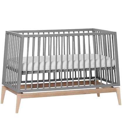 Leander Luna Babyseng - 120x60 - Grå/Eg