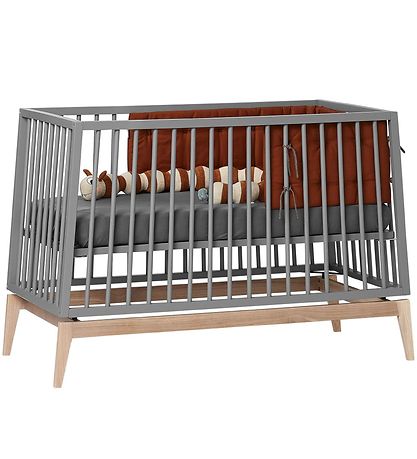 Leander Luna Babyseng - 120x60 - Grå/Eg