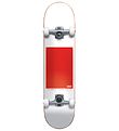 Globe Skateboard - 8'' - G0 Block Serif Complete - Hvid/Rød