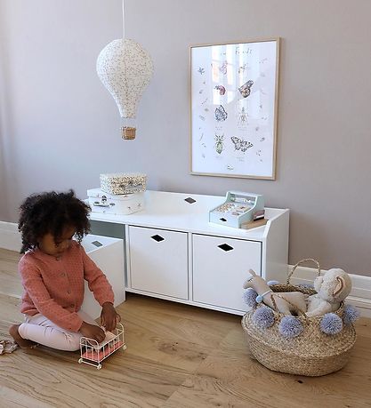 Cam Cam Opbevaringsmøbel u. Kasser - Luca - 100x48 cm - Hvid
