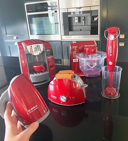 Bosch Mini Kaffemaskine - Tassimo - Legetøj - Rød