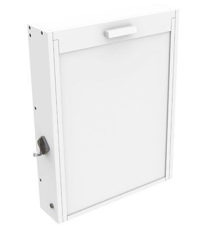 BabyDan Vægophængt Puslebord - 58x75x75 cm - Hvid