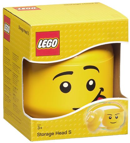 LEGO® Storage Opbevaringsboks - Lille - Hoved - 19 cm - Skør