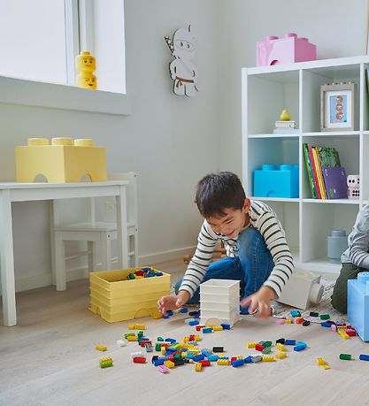 LEGO® Storage Opbevaringsboks - 4 Knopper - 25x25x18 - Cool Yell