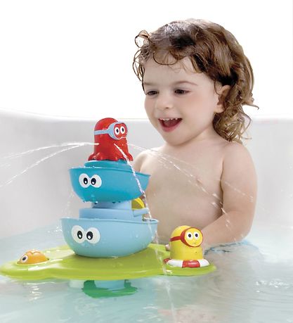 Yookidoo Badelegetøj - 7 dele - Stack 'n' Spray Fountain