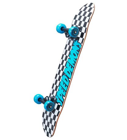Speed Demons Skateboard - 7.75'' - Checkers Komplet - Blå