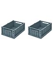Liewood Foldekasser - 36x25x13,5 cm - Medium - 2-pak - Weston - 