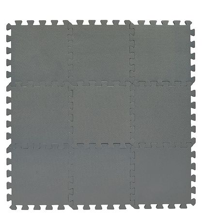 BabyDan Legegulv - 90x90 cm - Grå