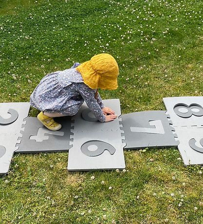 BabyDan Hinkeskumgulv - Jump & Play - Assorteret - Grå