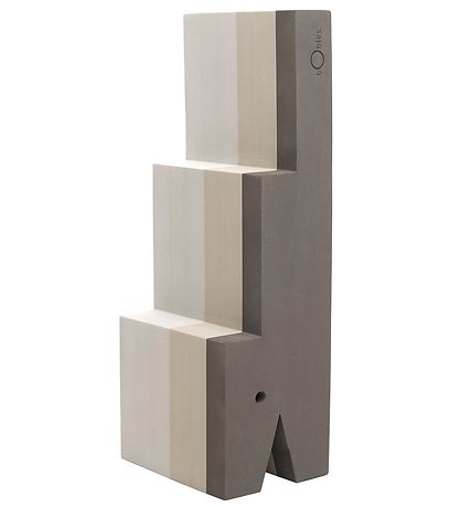 bObles Krokodille - 60x24x18 cm - Sand Grey