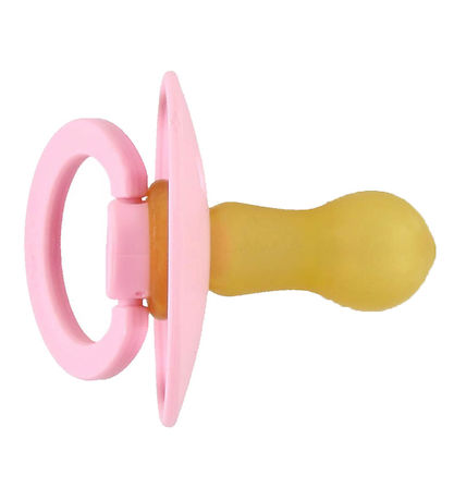 BIBS Colour Sutter - Str. 2 - 2-pak - Rund - Baby Pink