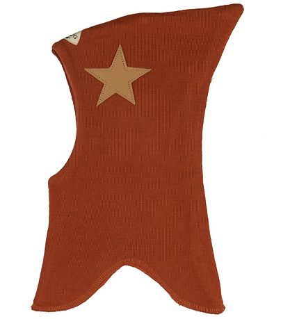 Racing Kids Elefanthue - Uld/Bomuld - 2-lags - Brændt Orange m. 