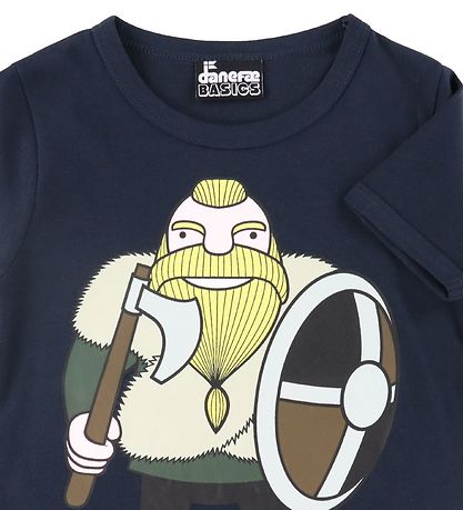 Danefæ T-shirt - Basic - Navy m. Harald